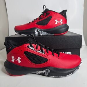 Under Armour Adult UA Lockdown 6 Basketball Shoes Red/Black Men's Sz 12 NEW